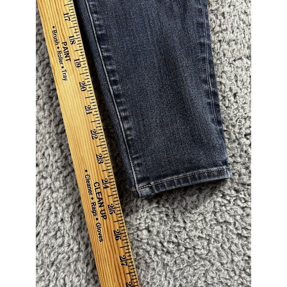 American Eagle Jeans Women 4 Short Super Stretch Low Rise Skinny‎ Dark Wash - Picture 5 of 9